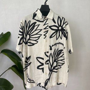 Jacquemus | La Chemise Moisson Flower Sketch Short Sleeved Shirt